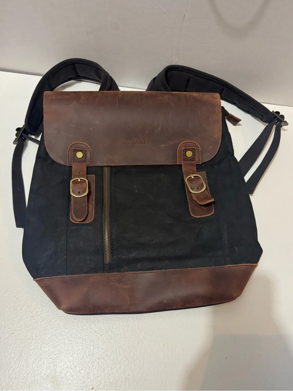 Ephiphanie leather Camera bag bag backpack
